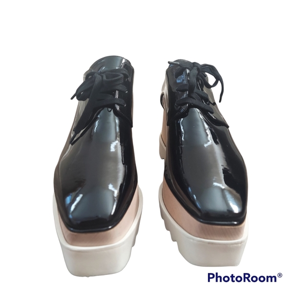 Stella McCartney Elyse Vegan Platform Oxfords - Picture 5 of 11